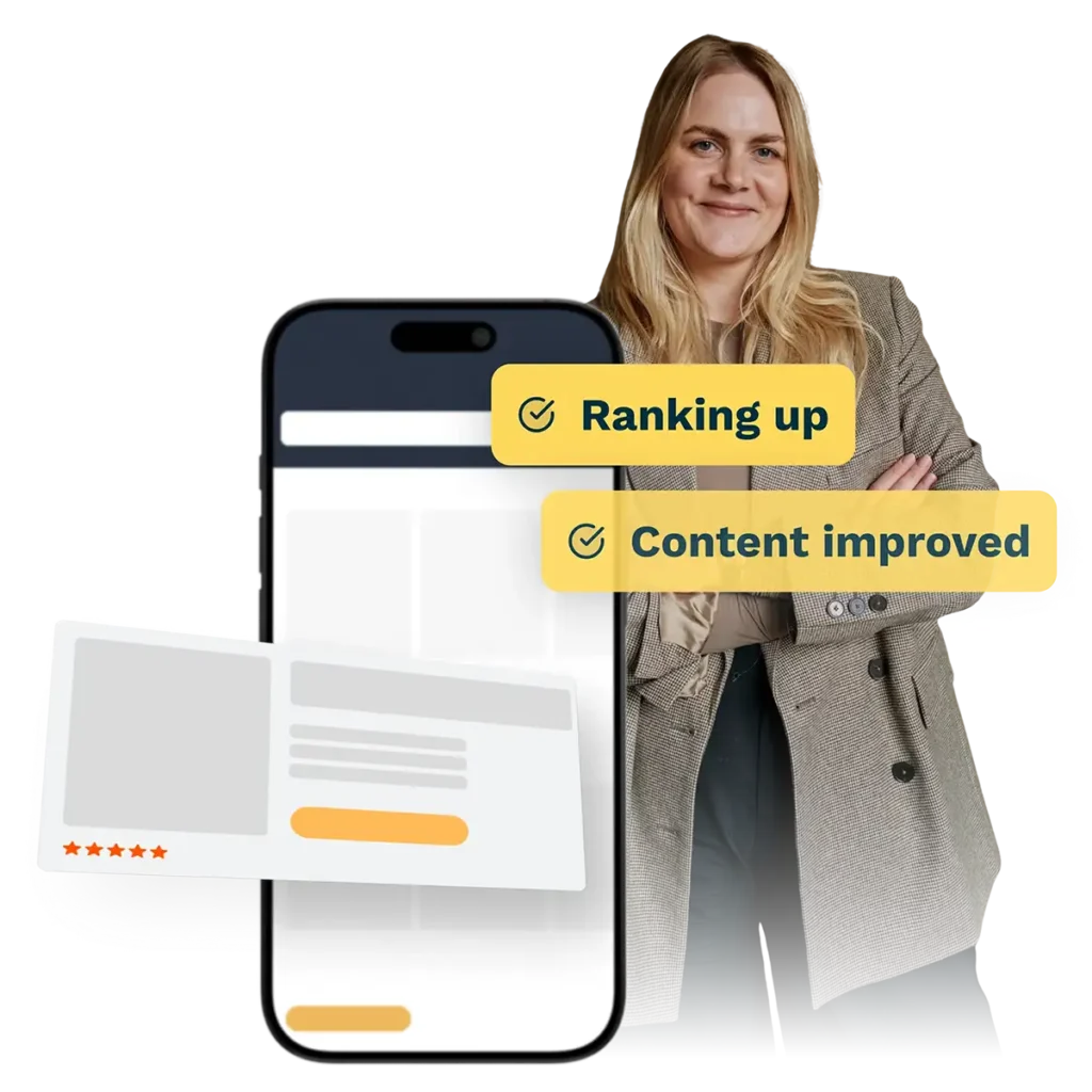 Romy Riffel, Geschäftsführerin von Remazing Nova, mit Visualisierungen zur Optimierung von Amazon-Rankings und Produktinhalten.